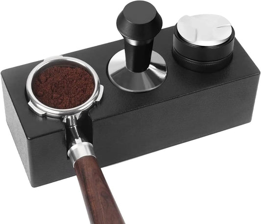 Tamping Station Anti-Slip Plastic Espresso for Portafilters, Tamper and Distributor